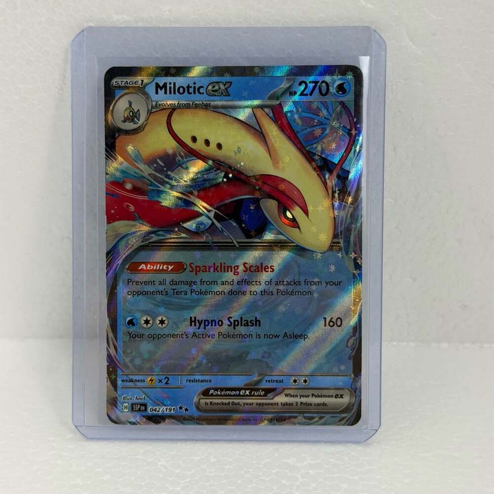 Milotic ex 042/191 Double Rare Pokemon Card Surging Sparks